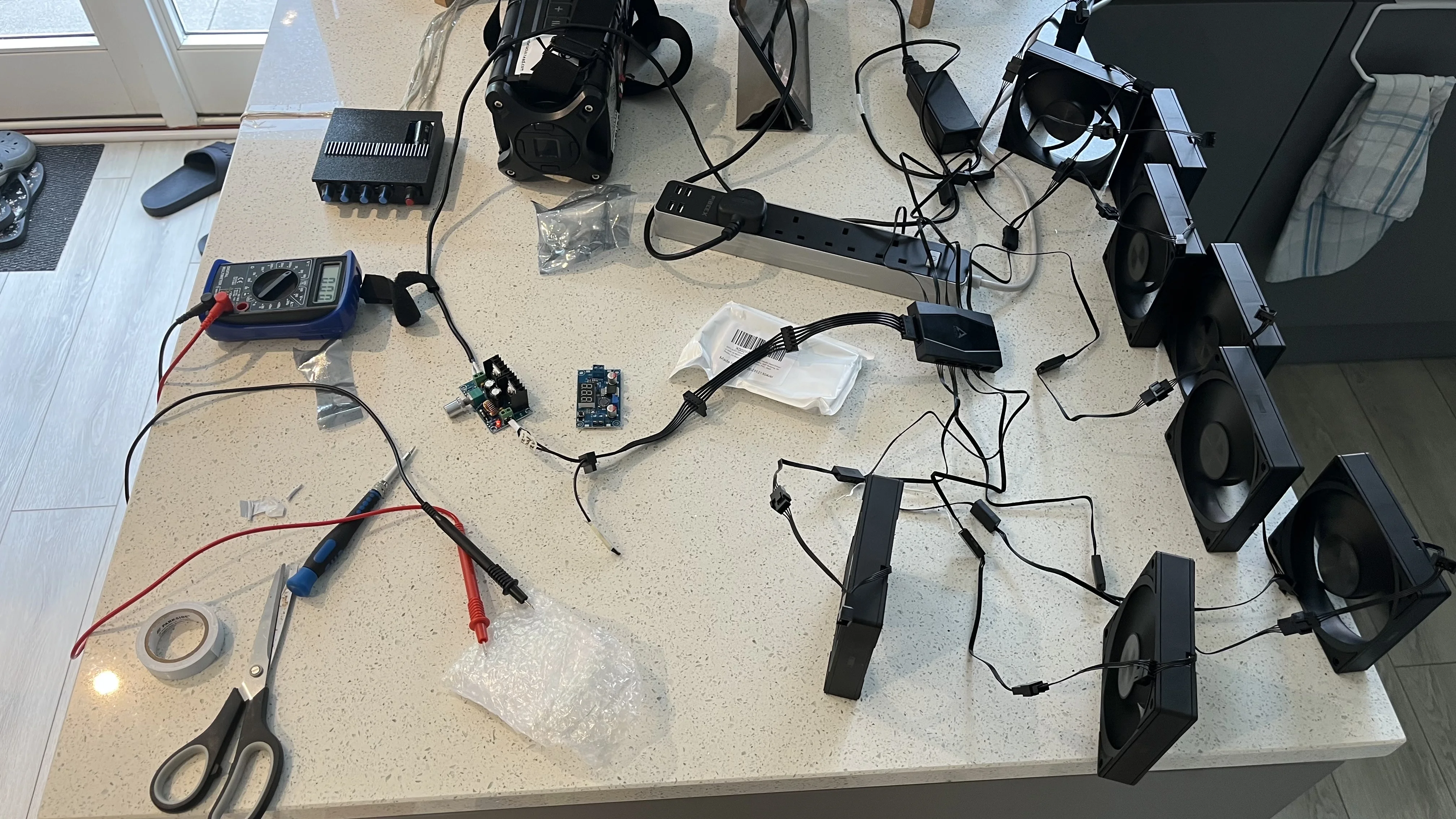 New buck converter and fans